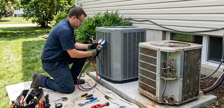 Seasonal AC Checkup in Staten Island